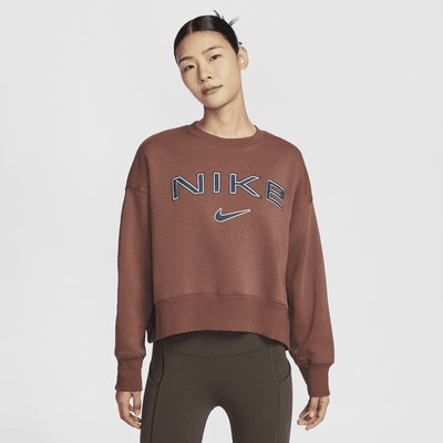 Nike Sportswear Phoenix Fleece Women's Over-Oversized Crew-Neck Logo Sweatshirt