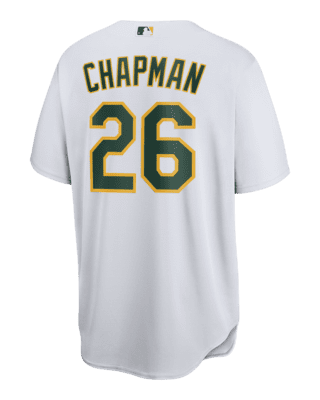 Matt Chapman Oakland Athletics Autographed White Nike Authentic Jersey