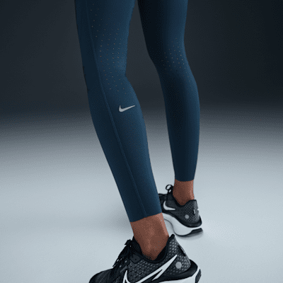 Nike Swift 7/8-Lauf-Leggings mit hohem Bund und Taschen (Damen)