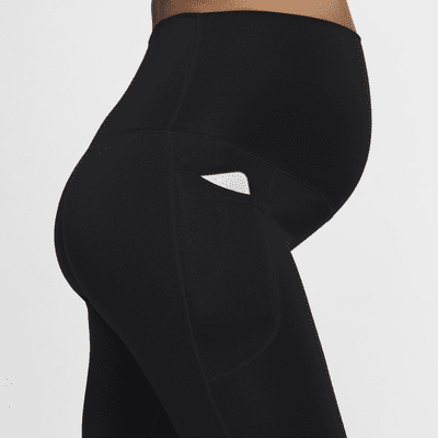 Leggings de maternidad de tiro alto de 7/8 con bolsillos para mujer Nike (M) One