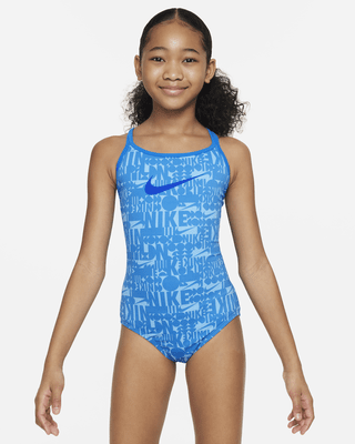 Подростковые  Nike Swim Retro Flow Big Kids' (Girls') T-Back One-Piece Swimsuit