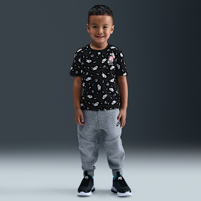 Playera cuadrada estampada infantil Nike