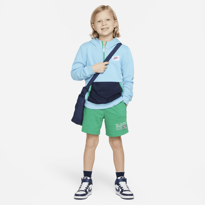 Nike Sportswear Paint Your Future Little Kids' French Terry Shorts ...