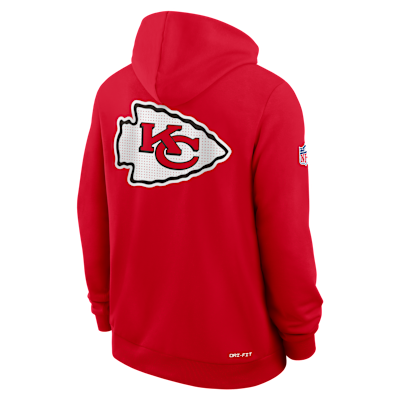 Kansas City Chiefs Utility Player Sideline Men's Nike Dri-FIT NFL Full-Zip Hoodie