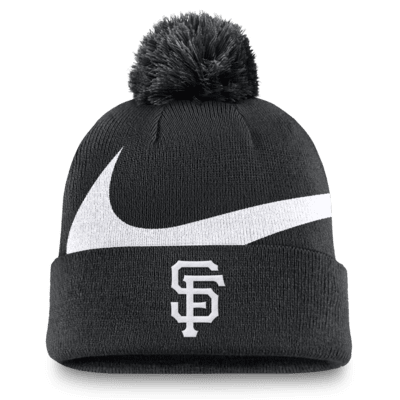 San Francisco Giants Peak Men's Nike MLB Cuffed Pom Beanie