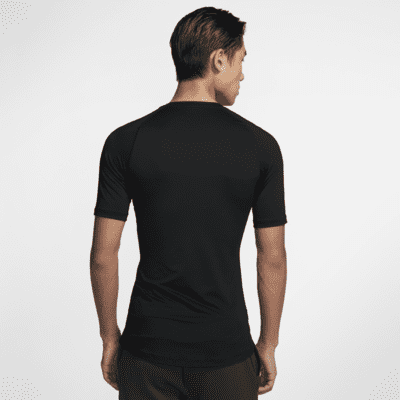 Nike Pro Men's Tight-Fit Short-Sleeve Top