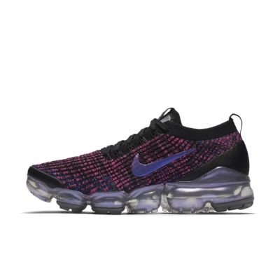 nike vapormax flyknit black purple