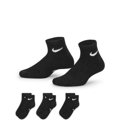 Nike Everyday Older Kids' Cushioned Ankle Socks (3 Pairs)