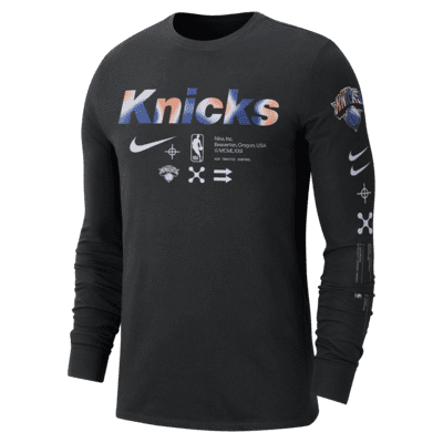 New York Knicks Men's Nike NBA Long-Sleeve T-Shirt