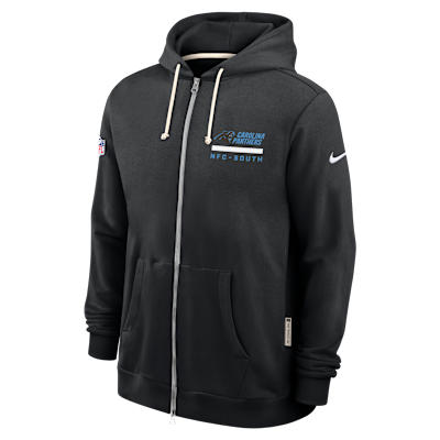 Carolina Panthers Utility Player Sideline Men's Nike Dri-FIT NFL Full-Zip Hoodie