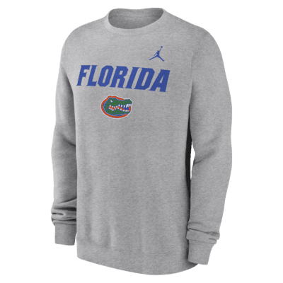 Florida Gators Primetime Primary Stack Men's Nike College Pullover Crew