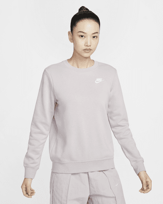nike club crew sweatshirt cream