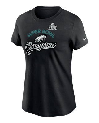 Женская футболка Philadelphia Eagles Super Bowl LIX Champions Tailsweep Nike NFL