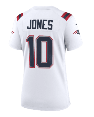 Youth Nike New England Patriots Mac Jones White Jersey - Game