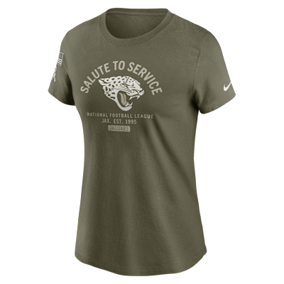 Jacksonville Jaguars Salute to Service Sideline Women's Nike NFL T-Shirt