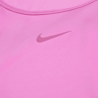 Nike One Classic Women's Dri-FIT Short-Sleeve Cropped Twist Top