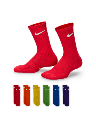 Детские носки Nike Everyday Kids' Cushioned Crew Socks (6 Pairs)