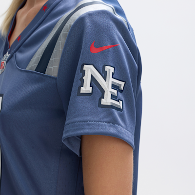 Drake Maye New England Patriots Rivalries Collection Women’s Nike NFL Game Jersey
