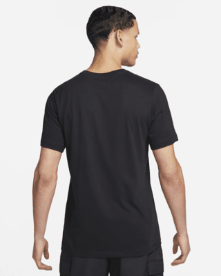 Nike Soccer Dri-FIT F.C. logo printed t-shirt in black