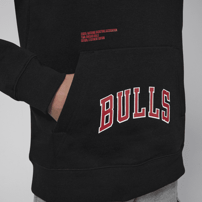 Chicago Bulls Courtside Statement Edition Older Kids' Jordan NBA Fleece Pullover Hoodie