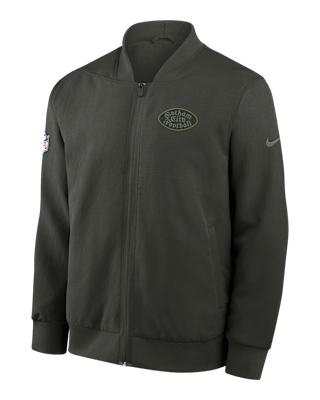 Мужская куртка New York Jets Rivalries Collection Sideline Nike NFL Full-Zip Bomber