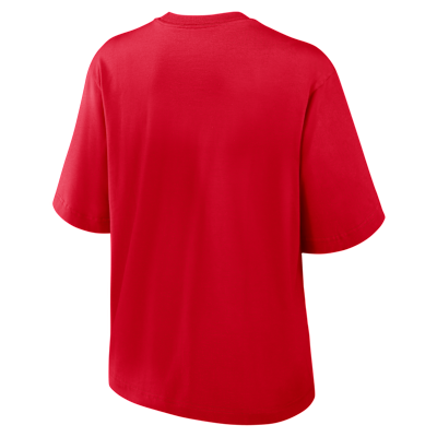 Kansas City Chiefs Essential Script Boxy Women's Nike NFL T-Shirt