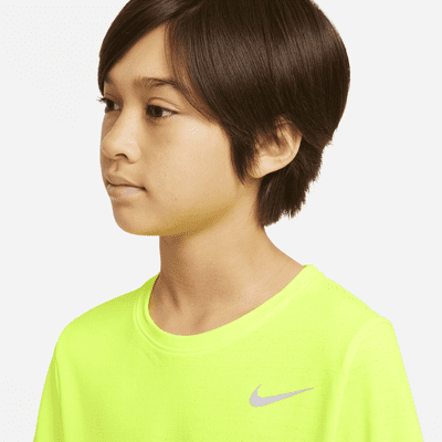 Nike Dri-FIT Miler Trainingsoberteil für ältere Kinder (Jungen)