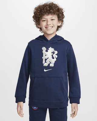 Подростковое худи Chelsea FC Club Big Kids' (Boys') Nike Soccer Pullover Hoodie