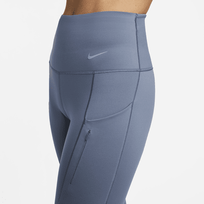 Leggings de tiro alto de 7/8 de sujeción firme con bolsillos para mujer Nike Go