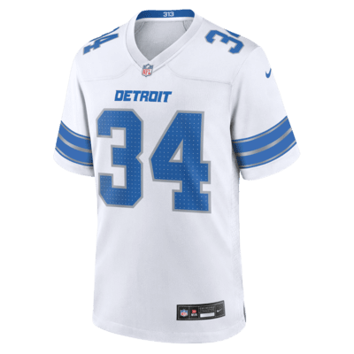 Alex Anzalone Detroit Lions Men's Nike NFL Game Football Jersey