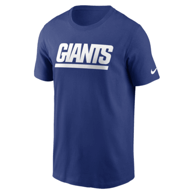 New York Giants Primetime Wordmark Essential Men's Nike NFL T-Shirt ...