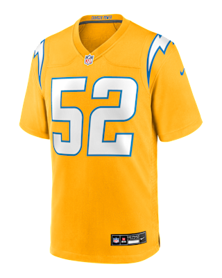 Мужские джерси Khalil Mack Los Angeles Chargers Nike NFL Game Jersey