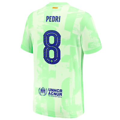 Pedri Barcelona 2024/25 Stadium Third Men's Nike Dri-FIT Soccer Jersey