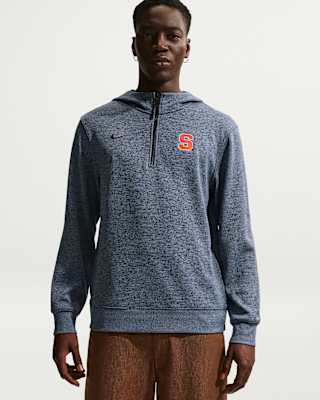 Мужское худи Syracuse Orange Nike NCAA Basketball Coaches' Pullover Hoodie для баскетбола