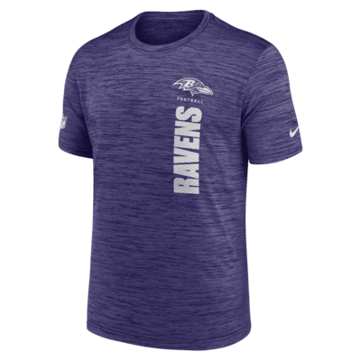 Playera Nike Dri-FIT de la NFL para hombre Baltimore Ravens Sideline Velocity