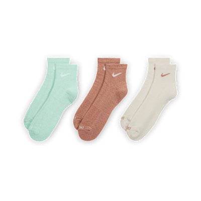 Calcetines de entrenamiento al tobillo (3 pares) Nike Everyday Plus Cushioned