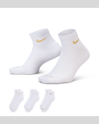 Unisex носки Nike Everyday Plus Cushioned Training Ankle Socks (3 Pairs) для тренировок