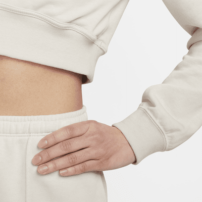 Nike Sportswear Chill Terry Women's Crew-Neck Cropped French Terry Top