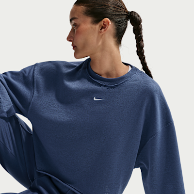 나이키 스포츠웨어 칠 테리 여성 오버사이즈 프렌치 테리 크루넥 스웻셔츠