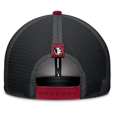 Florida State Legacy Arch Rise Men's Nike Dri-FIT College Trucker Adjustable Hat