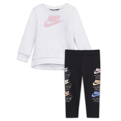 Conjunto de sudadera y leggings para bebé (0-9 meses) Nike. Nike.com