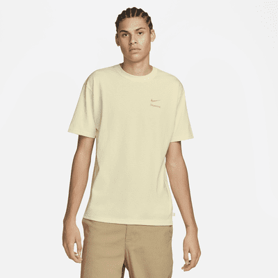 tan nike shirt
