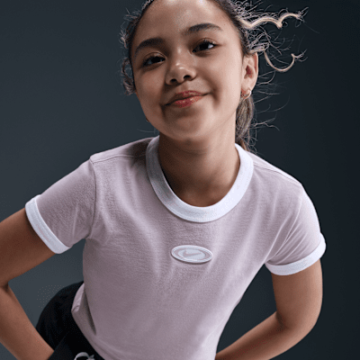 Nike Sportswear Older Kids' (Girls') Cropped T-Shirt