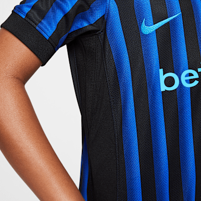 Inter de Milán local 2025/26 Stadium Jersey de fútbol Nike Dri-FIT Replica para niños talla grande
