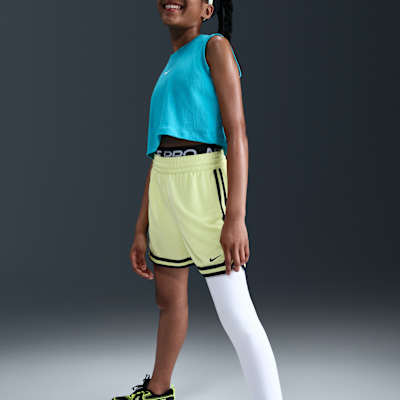 Nike Pro Big Kids' (Girls') Mid-Rise Single-Leg Leggings