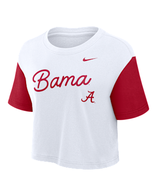 Женская футболка Alabama Script Nike Dri-FIT College Cropped