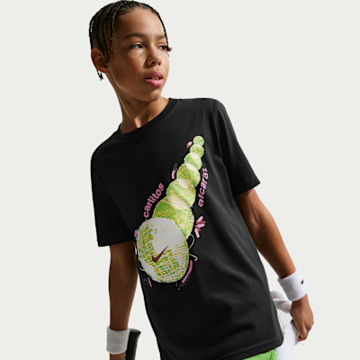 Carlos Alcaraz Nike Tennis kortærmet T-shirt til større børn
