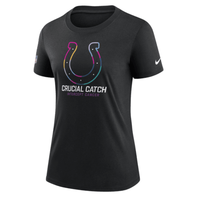 Playera Nike de la NFL para mujer Indianapolis Colts Crucial Catch