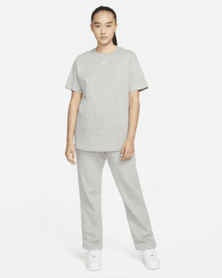 nike womens open hem sweatpants