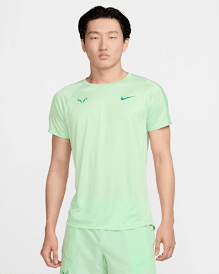 Мужские шорты Rafa Challenger Nike Dri-FIT Short-Sleeve Tennis Top для тенниса